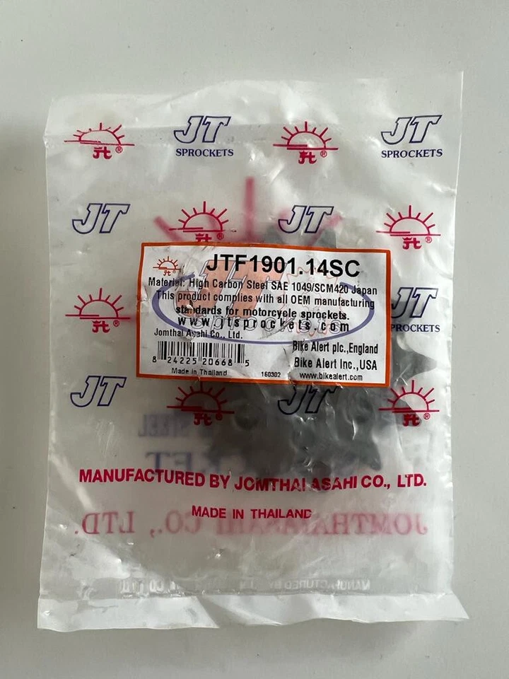 Racing Ritzel 14Z Teilung 520 JTF1901.14SC Innendurchmesser 22/25 NEU OVP - Bild 2 von 2