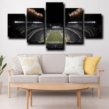 NFL Philadelphia Eagles Lincoln Financial Field Stadium 5 Piece Canvas Wall Art