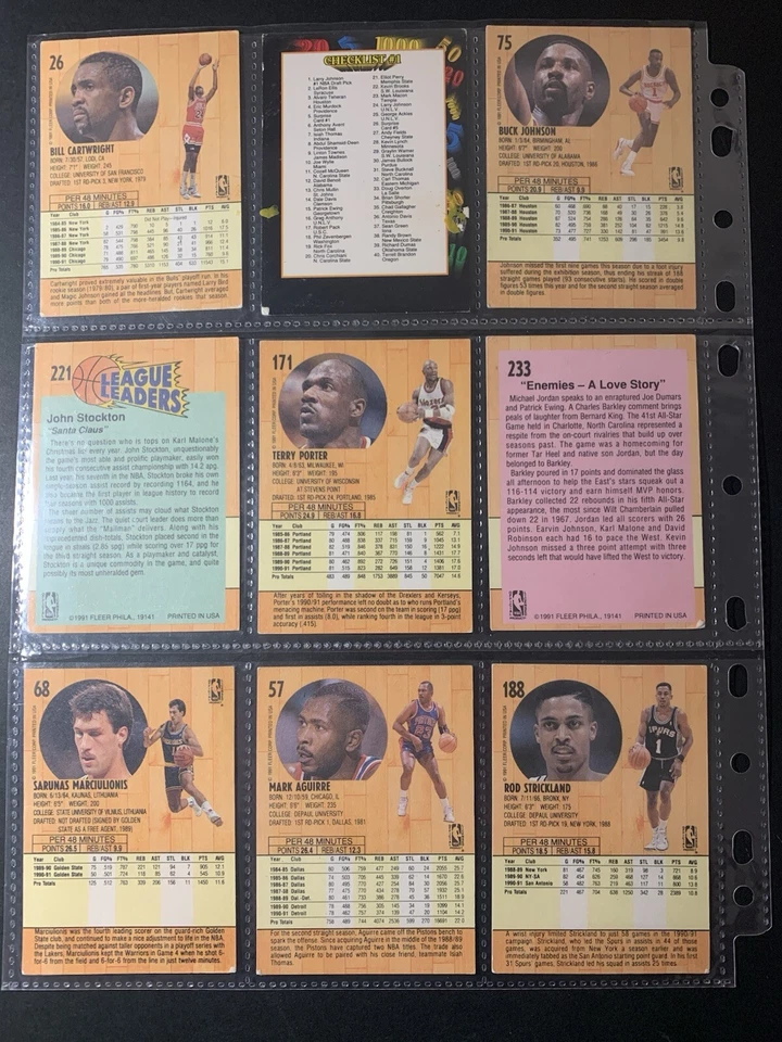NBA Fleer Basketball Cards lot of 20 from seasons 1990-1994 🏀 - image 2 of 4