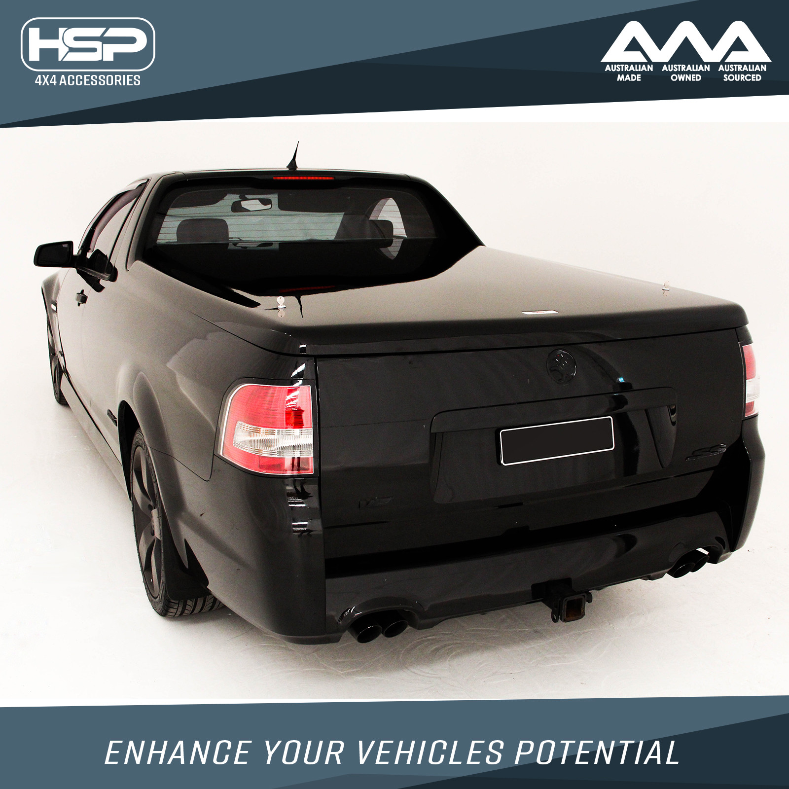 Holden Commodore Ve Vf Ute Manual Locking Hard Flat Lid Tonneau Cover Top Ebay