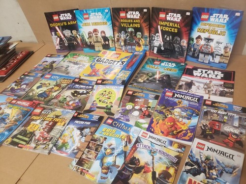 Lot de 10 lecteurs Star Wars LEGO City Ninjago Chima Jedi DK niveau 1-3 *Mélange aléatoire - Photo 1 sur 5