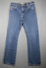 Levis 517 Jeans Men's 34x34 Boot Cut Blue Denim Dark Wash Classic Rodeo Cowboy