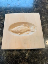 Crappie Fish Engraving Trim Wood Corner Trim Block, Door Trim Block, Window Trim