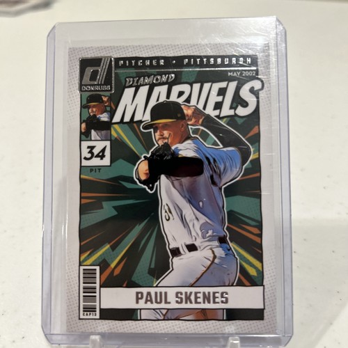 Paul Skenes #8 2024 Donruss Diamond Marvels card