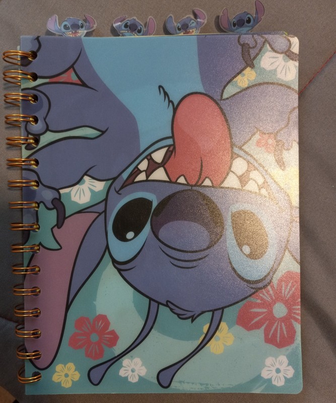 Disney Lilo & Stitch Tabbed Journal Notebook Stationery