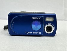 Sony Cyber-Shot U DSC-U30 Blue 2.0 MP Digital Camera For Parts/repair