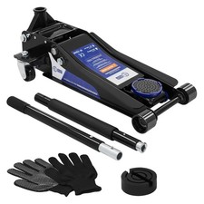 Cric idraulico a carrello 3T profilo basso 83-465 mm martinetto per auto e SUV