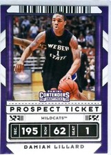 2020 Panini Contenders Draft Picks #40b Damian Lillard