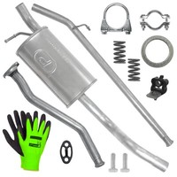 SchalldäMpferset Auspuff FüR Renault Twingo 2 II 1.2 1.5 Dci (2007-12/2011)