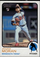 Jovani Moran 2022 Topps Heritage Minnesota Twins Rookie #697