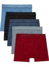 Hanes Original Boys' Boxer Brief Underwear 5-Pack Supersoft In S   Without Tags