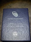 2017-W AMERICAN EAGLE BURNISHED ONE OUNCE SILVER COIN COA ORIGINAL BOX