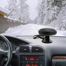 4PCS 360  Rotary Portable Car Heater  Defroster,150W Fast Heating  Cooling Fan