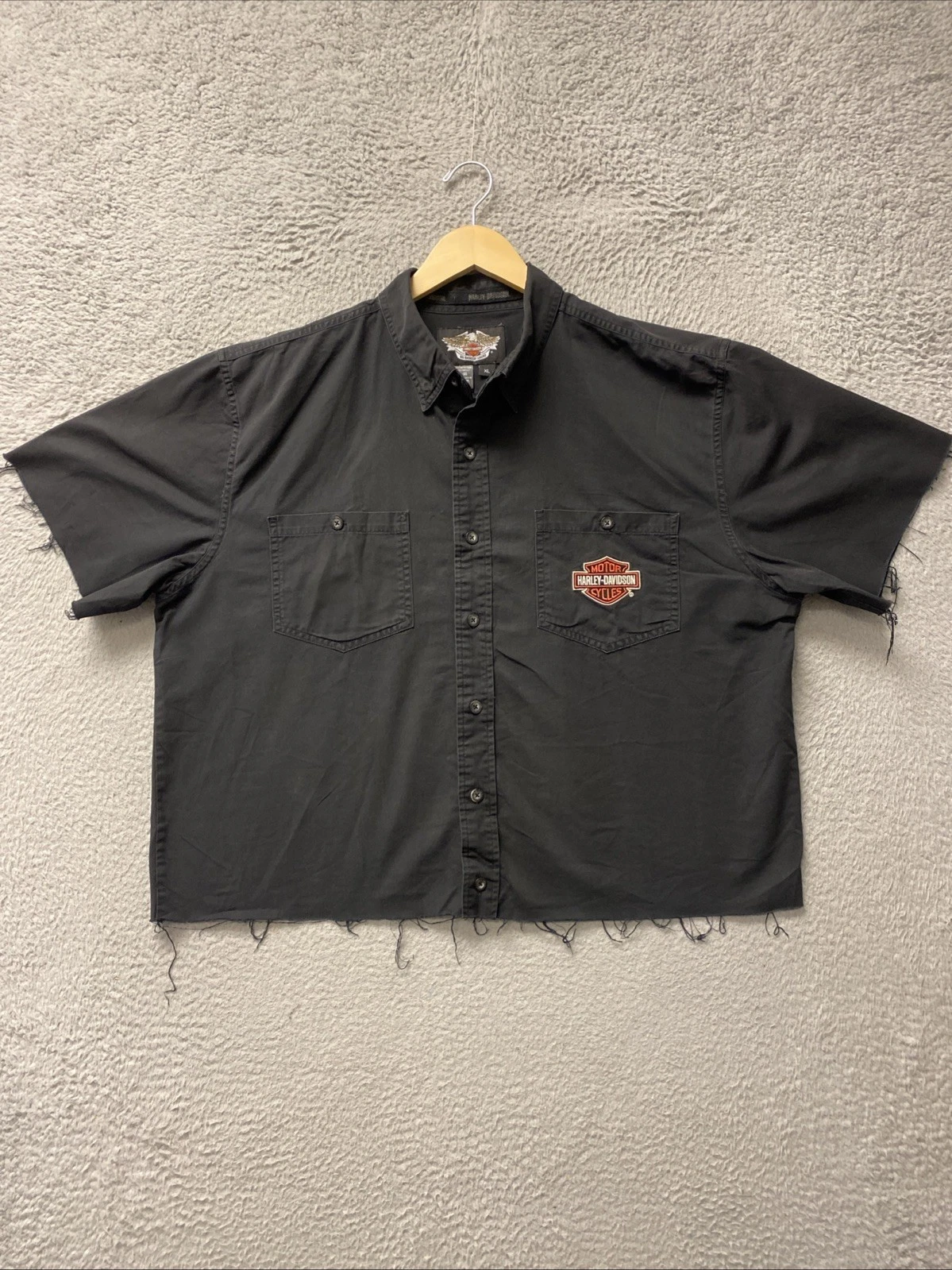Vintage Harley Motor Racing Davidson Casual Button Shirt XL Unisex Adults/155-10