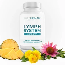 PureHealth Research Lymph System - Reduce Swelling, Lymphatic Support Pack of 1