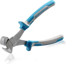 SPEEDWOX 8 Inch End Cutting Pliers - High Leverage Wire Cutter, 8, Pearl 