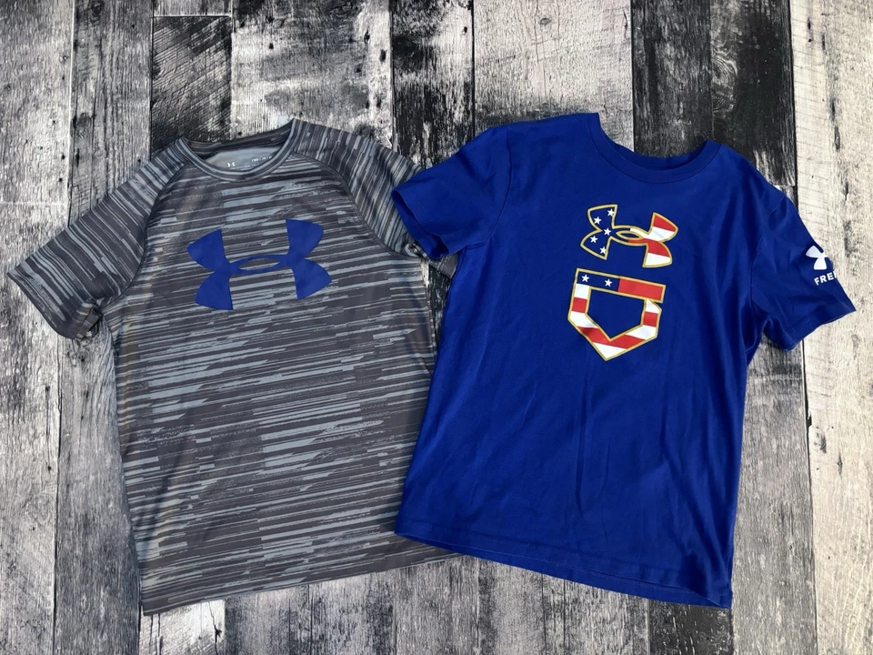 Nike Jordan Under Armour Boys Lot/6 Shirts Tops Size M Medium 10/12 - Image 2 of 4