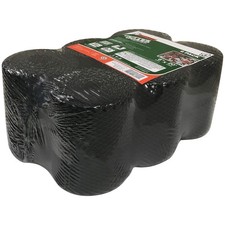 Plastic Gutter Guard 6"x20', 6 Pack, Black