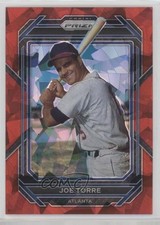2023 Panini Prizm Red Ice Prizm Joe Torre #292 HOF 02l5