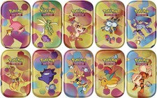 Pokemon TCG: Scarlet Violet - 151 Mini Tins Display Box Complete Set of 10
