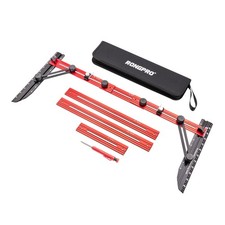 RONGPRO Stair Tread Template Tool, Gauge Set Shelf Layout Measuring Red