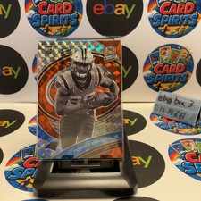 2021 Panini Spectra Terrace Marshall Jr. 02/10 Orange Mosaic Prizm Rookie Card