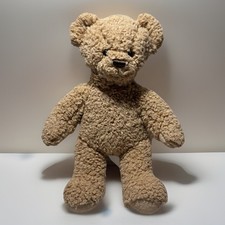 Build a Bear Curly Teddy Bear Plush Toy Stuffed Animal Soft Cuddly 16" Tan