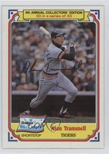 1984 Topps Drake's Big Hitters Alan Trammell #30 HOF 1e04