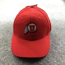 Utah Utes Hat Cap Fitted Mens One Size Red NCAA Basketball Red Oak Sportswear
