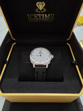 Icetime Quartz Analog Watch White Dial  40mm ...