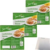 Jeden Tag Bio LandbröTchen Weizen 4Er 3Er Pack 3X250G Packung Usy Block