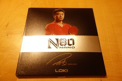Tischtennisbelag Loki N80 Nano Pro Player Version Schwarz 2,2 mm Neuwertig