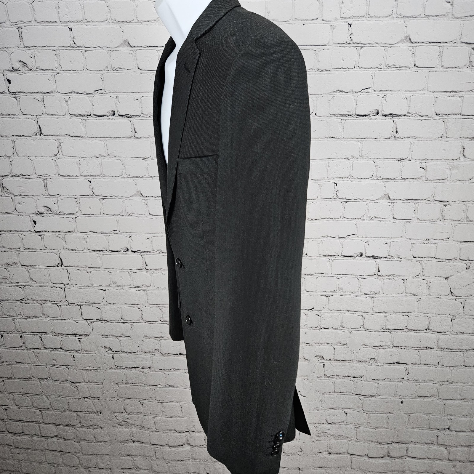 Marc Ecko Black Multitask 2 Button Double Vented … - image 14