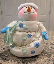 Peluche canto animado Navidad muñeco de nieve derretido Kids of America 2005 RARO