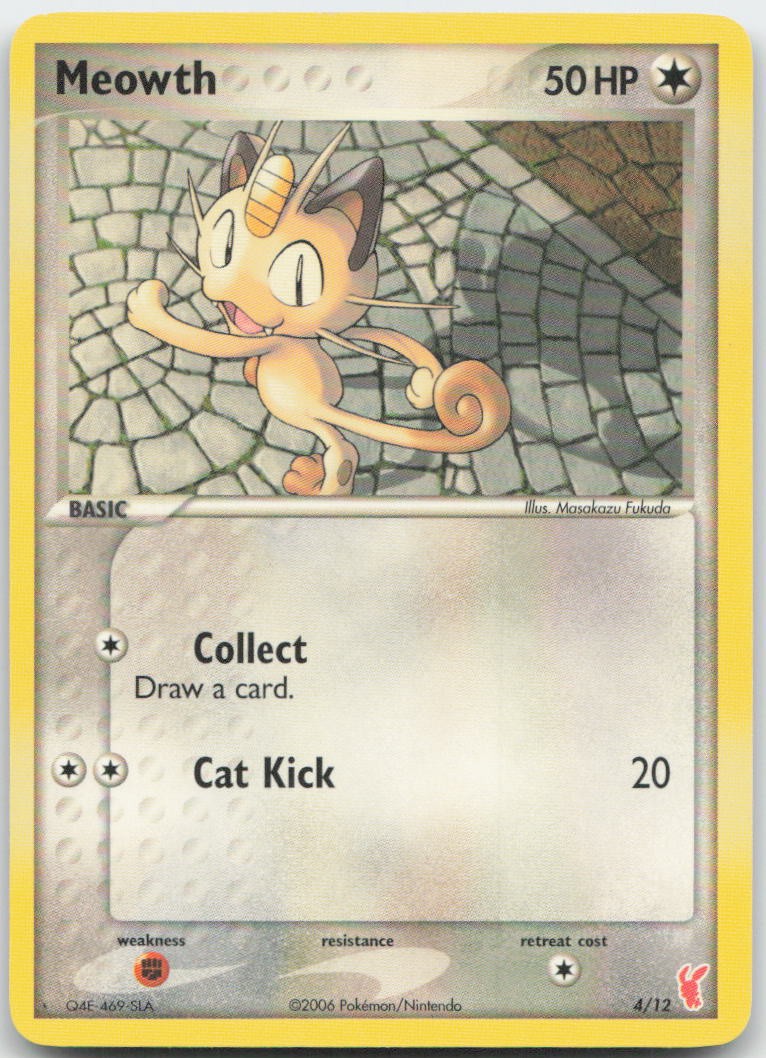 Pokemon : Meowth EX Trainer Kit 2 Plusle 4/12 :