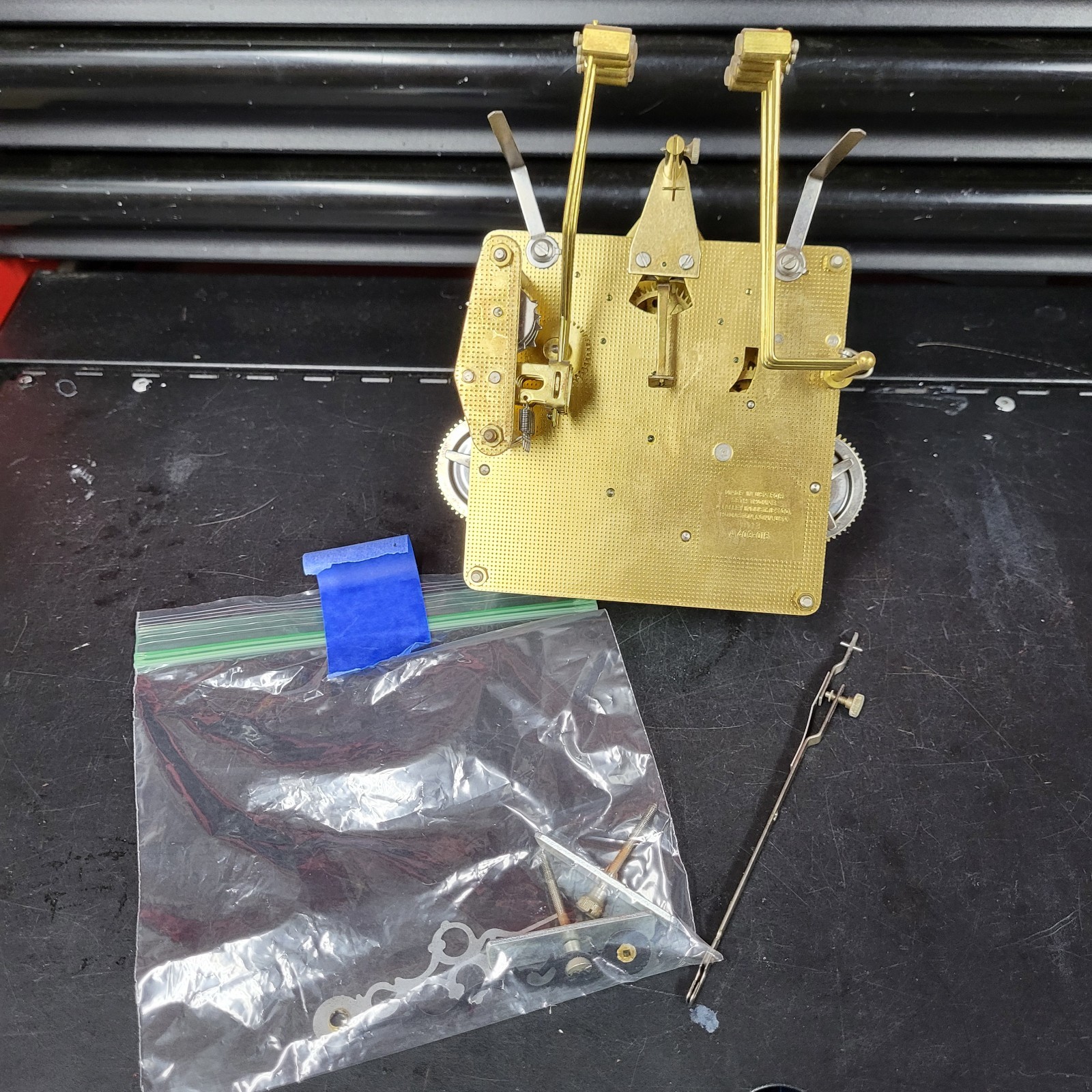 Seth Thomas A403-015 8 hammer Triple Chime Clock Movement We