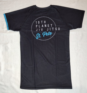 NICE 10th Planet Jiu Jitsu BJJ St. Pete Florida Short Sleeve Rash Guard Shirt XL