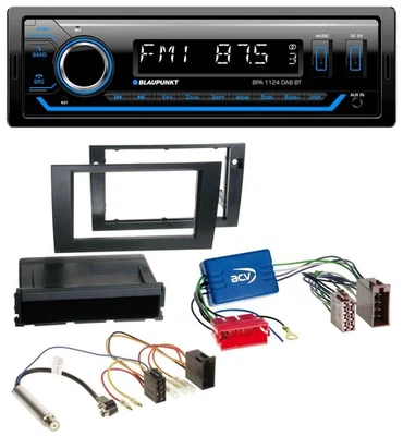 Blaupunkt Bluetooth USB DAB MP3 Autoradio für Audi A4 B6 B7 01-08 Symphony Aktiv - Bild 1 von 4