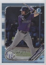 2019 Bowman Draft Chrome Sky Blue Refractor Vince Fernandez #BDC-137 5i1