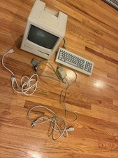 Vintage Macintosh Plus 1MB Apple Computer Model M0001A WORKS -w Keyboard Mouse