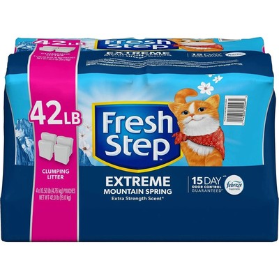 Clumping Cat Litter with Febreze Scent Multi-Cat Long Lasting Odor Control