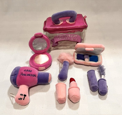 Build A Bear Furbulous Beauty Kit Makeup Bag Set For Stuffed Plush Animal