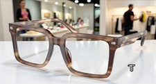 MICHAEL KORS MK4121U 3977 Mosel Brown Horn Demo Lens 54 mm Men's Eyeglasses