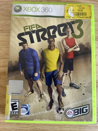 Microsoft Xbox 360 DISC CASE No Manual TESTED FIFA Street 3