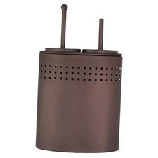 Toilet Brush and Plunger Set with Holder, Modern Oil Rubbed Bathroom Bronze