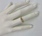Graduated Marquise Diamond Ring Wedding Engagement Band Stack Ring 14K Gold — photo 5