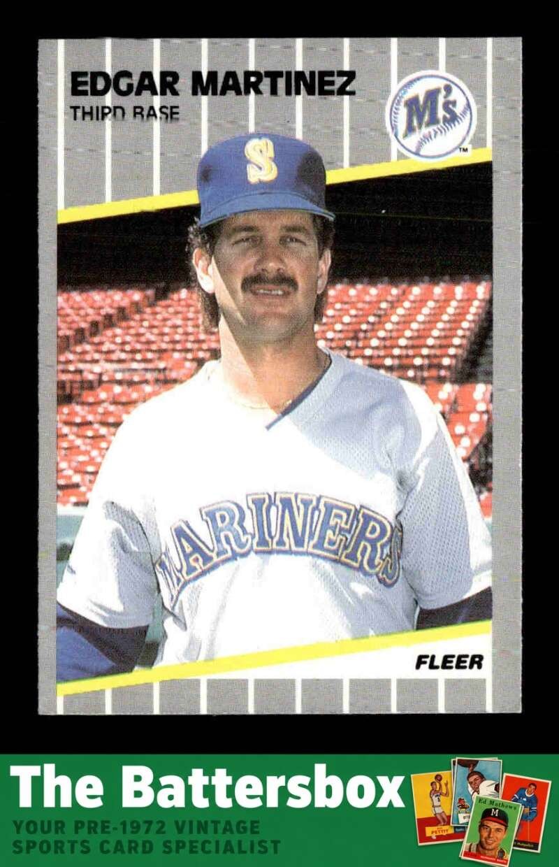 1989 Fleer #552 Edgar Martinez   NM+ X3850571