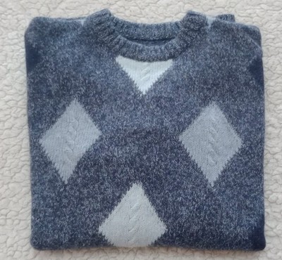 conbipel pullover gr xl. (Schachmuster).Blau.