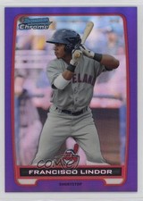 2012 Bowman Chrome Prospects Retail Purple Refractor /199 Francisco Lindor 7xr