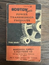 Vintage 1963 Boston Gear Works Power Transmission Products Catalog 58 